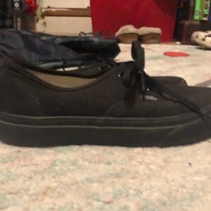 Black vans size 7